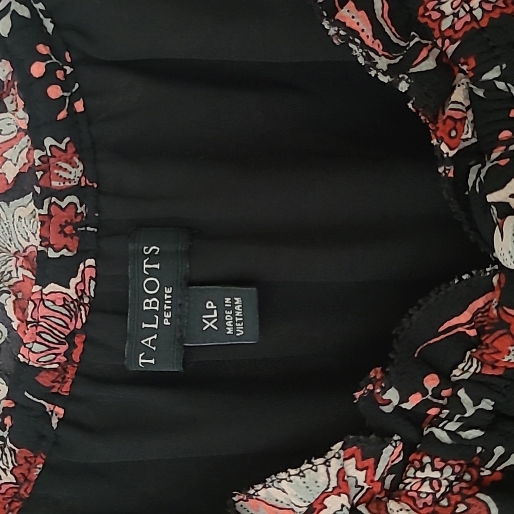 Talbots Scalloped Ruffle, Maxi, Cottagecore XLP - Picture 8 of 16